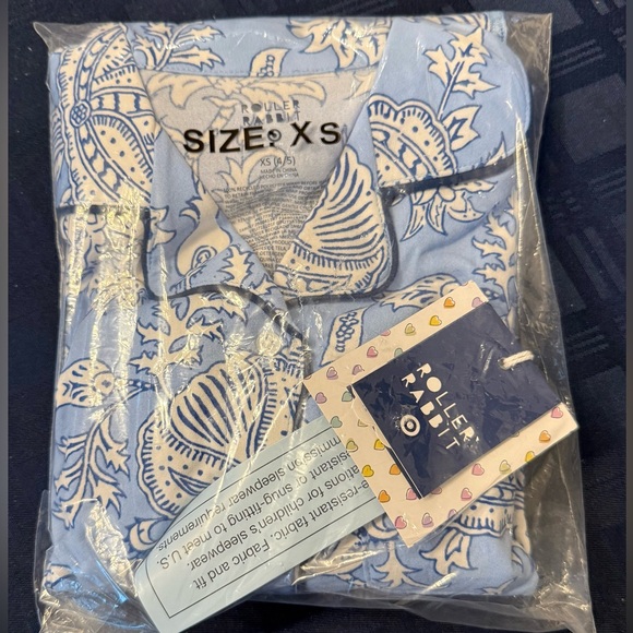Roller Rabbit x Target Girls Adaptive Floral Vines Pajamas Set - Size XS - Picture 5 of 6